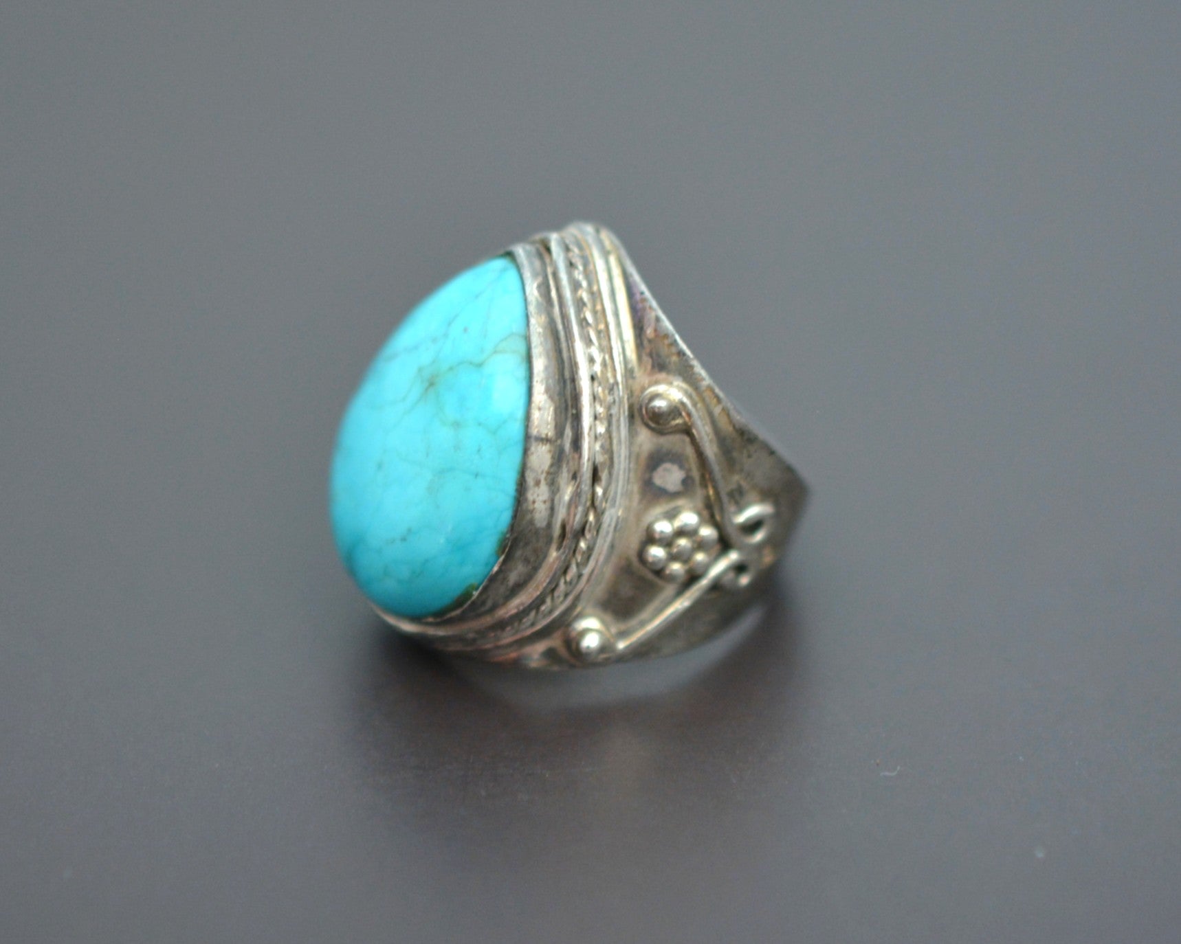 Nepali Turquoise Ring - Size 5