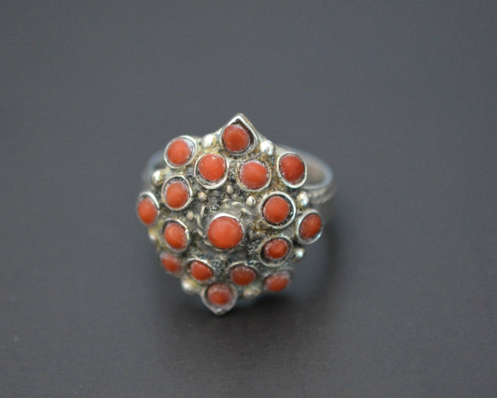 Nepali Coral Ring - Size 6
