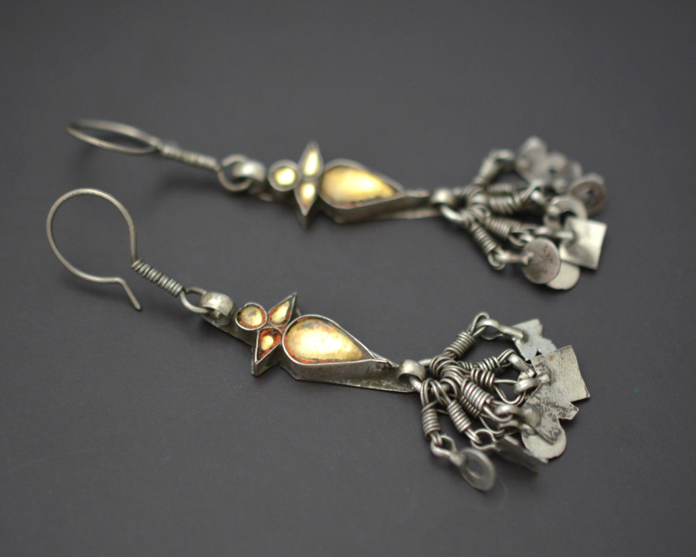 Rajasthani Earrings with Glass