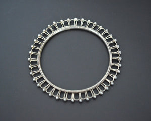 Rajasthani Silver Bangle Bracelet - Medium/Large