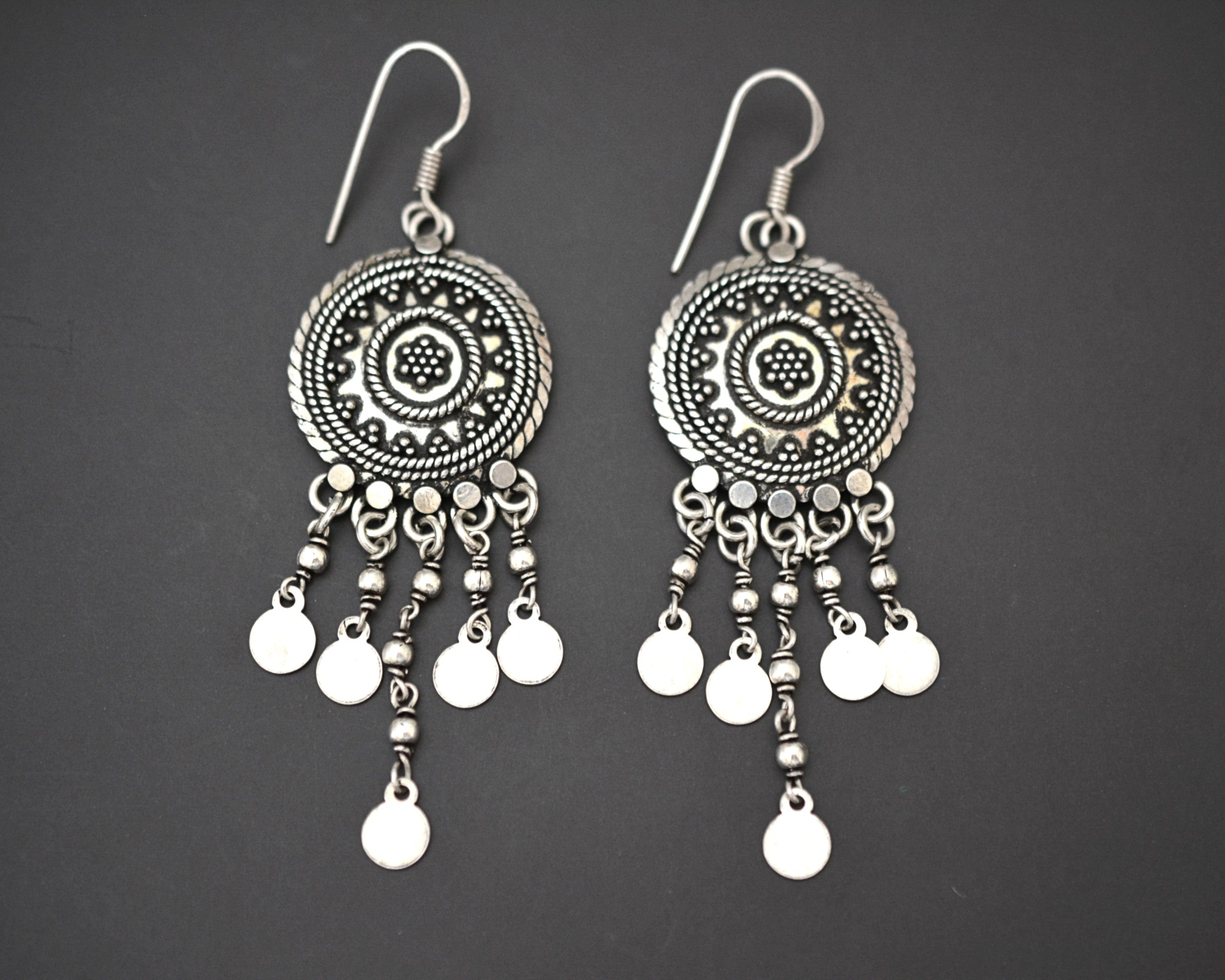 Long Ethnic Dangle Earrings from India