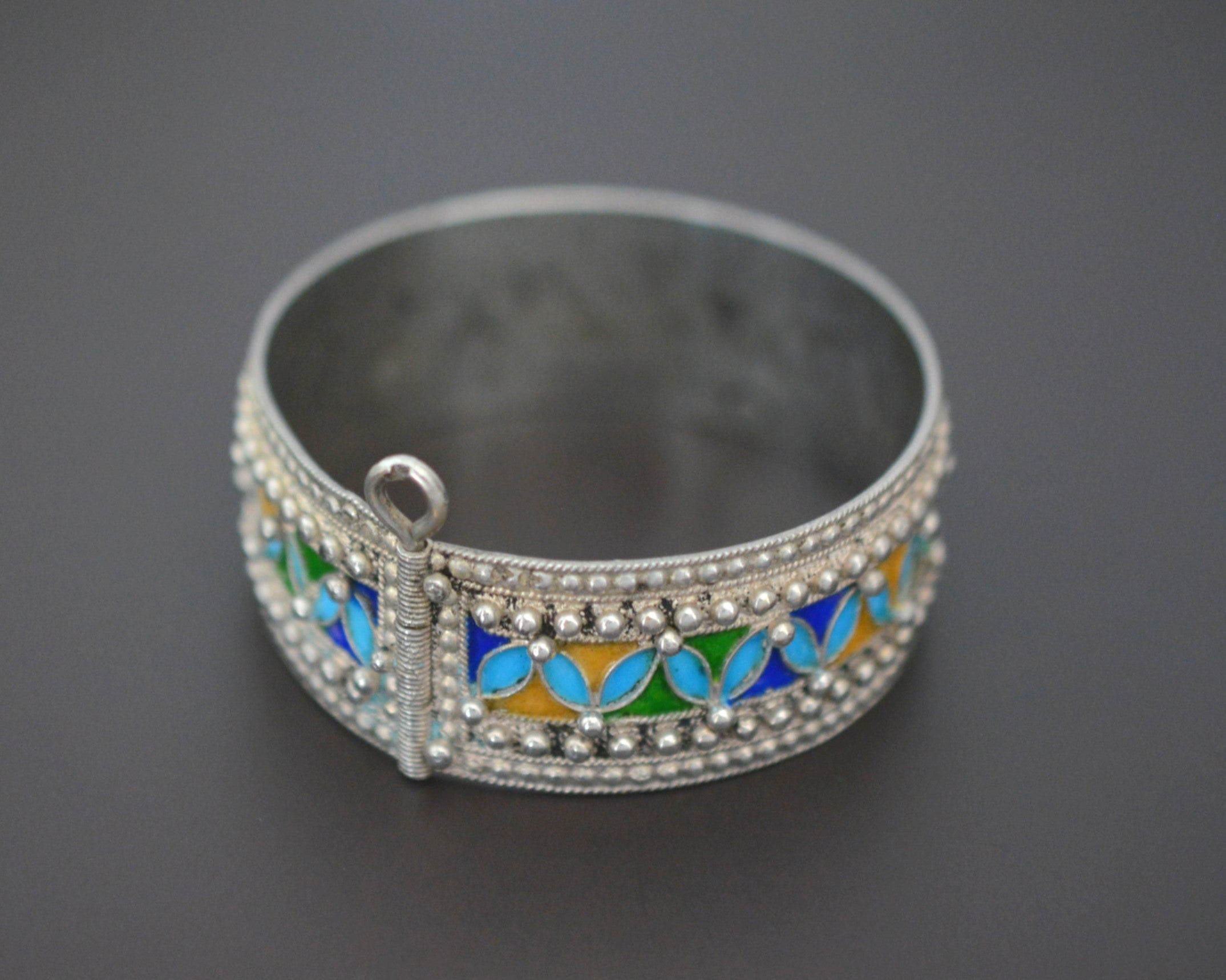 Berber Kabyle Enamel Bracelet