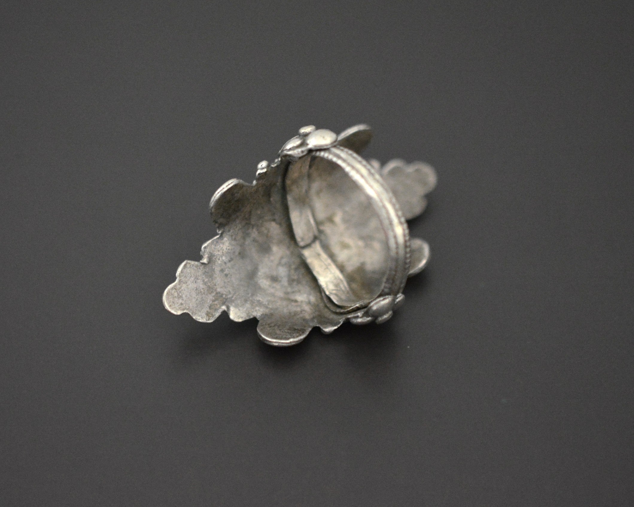 Afghani Silver Ring - Size 10.5
