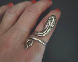 Mexican Snake Ring - Size 7 - Adjustable