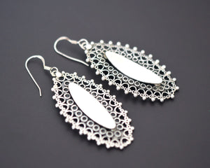 Ethnic Indian Silver Earrings