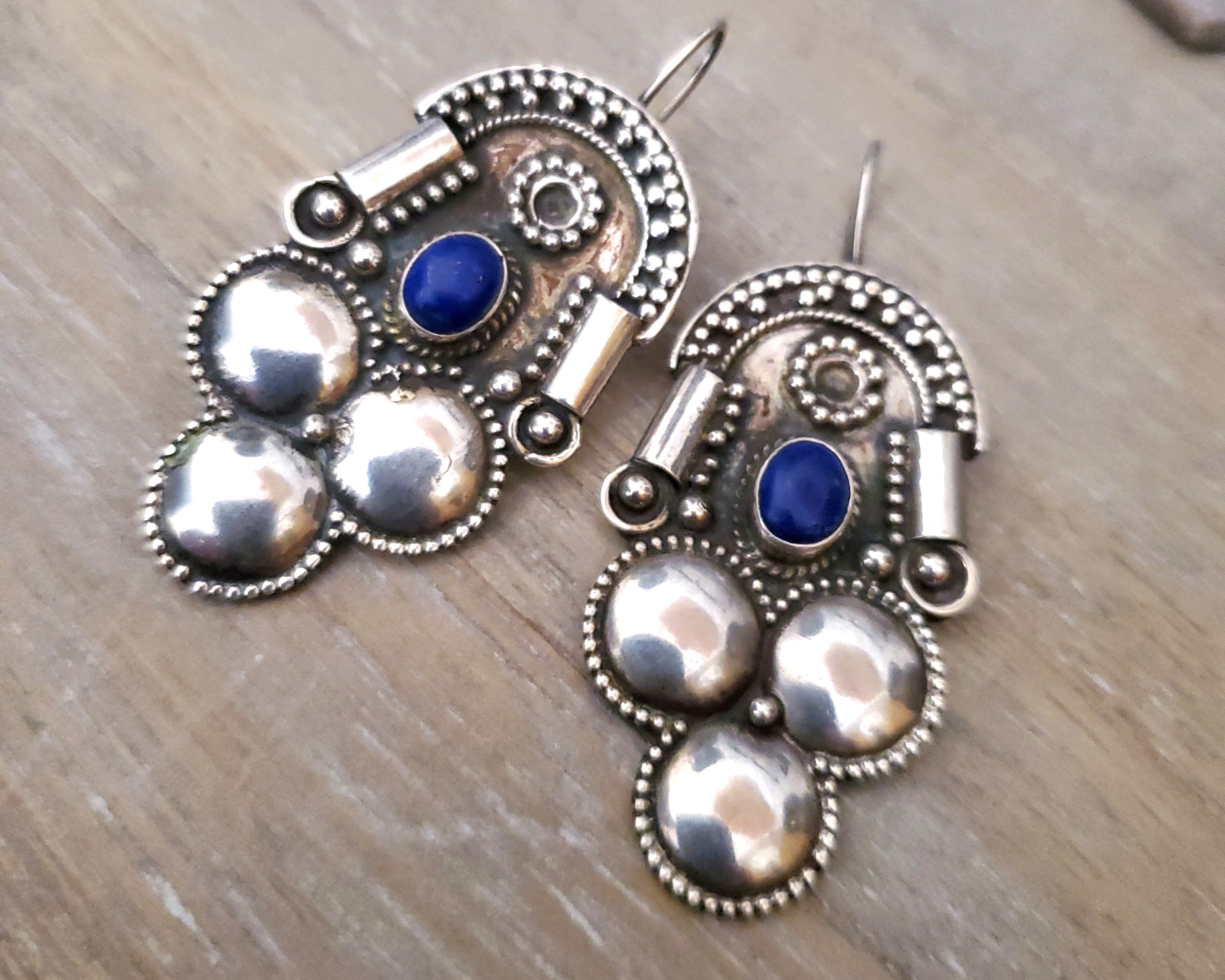 Lapis Lazuli Earrings from Nepal