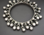 Old Yemeni Bedouin Bangle Bracelet with Bells