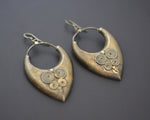 Ethnic Silver Dangle Earrings from India