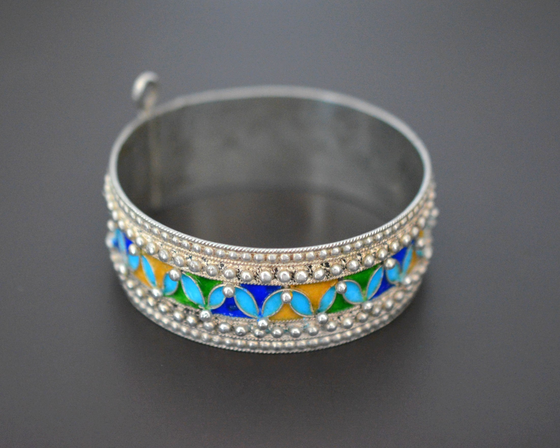 Berber Kabyle Enamel Bracelet