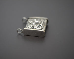 Openable Silver Barong Box Pendant from Bali