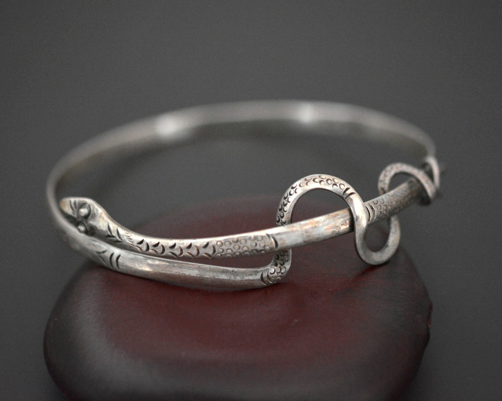 Snake Silver Bracelet or Armlet