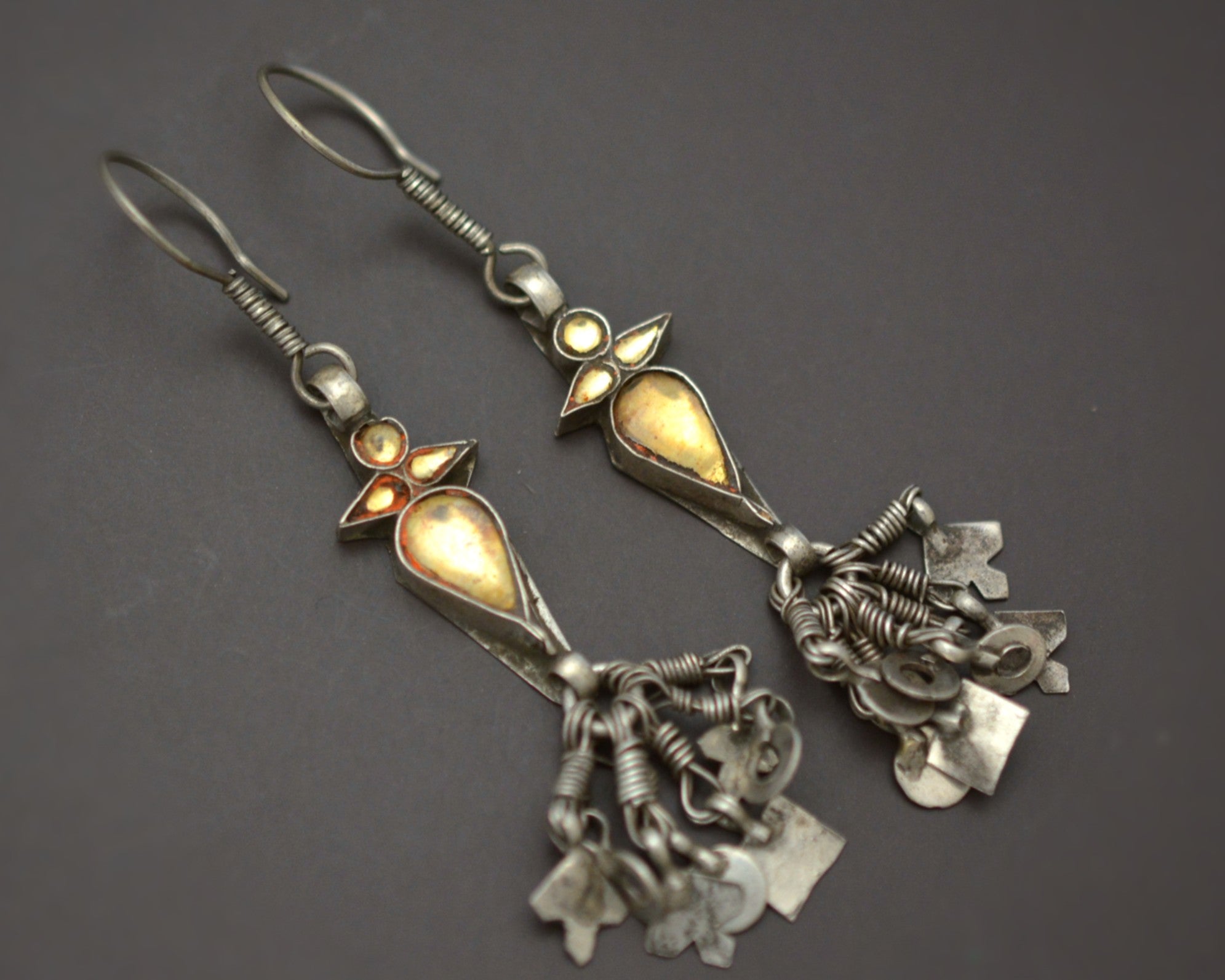 Rajasthani Earrings with Glass