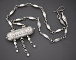 Bold Yemeni Silver Hirz Pendant Necklace