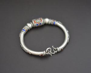 Indian Enamel Bead Bracelet - SMALL