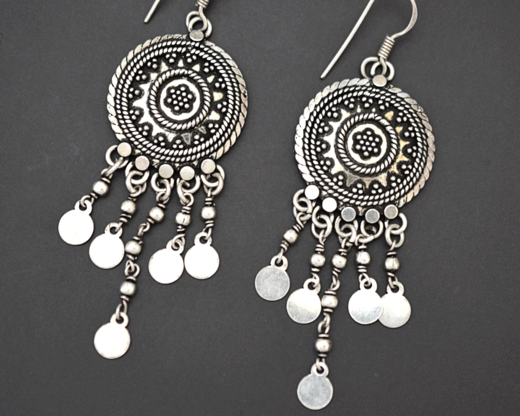 Long Ethnic Dangle Earrings from India