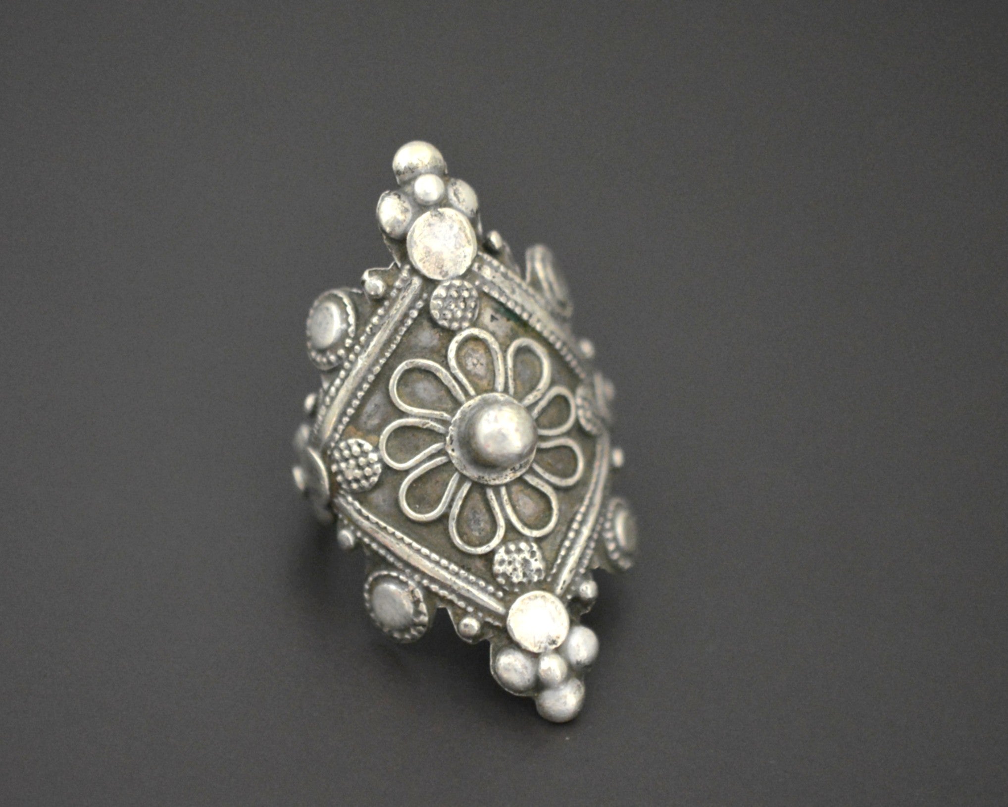 Afghani Silver Ring - Size 10.5