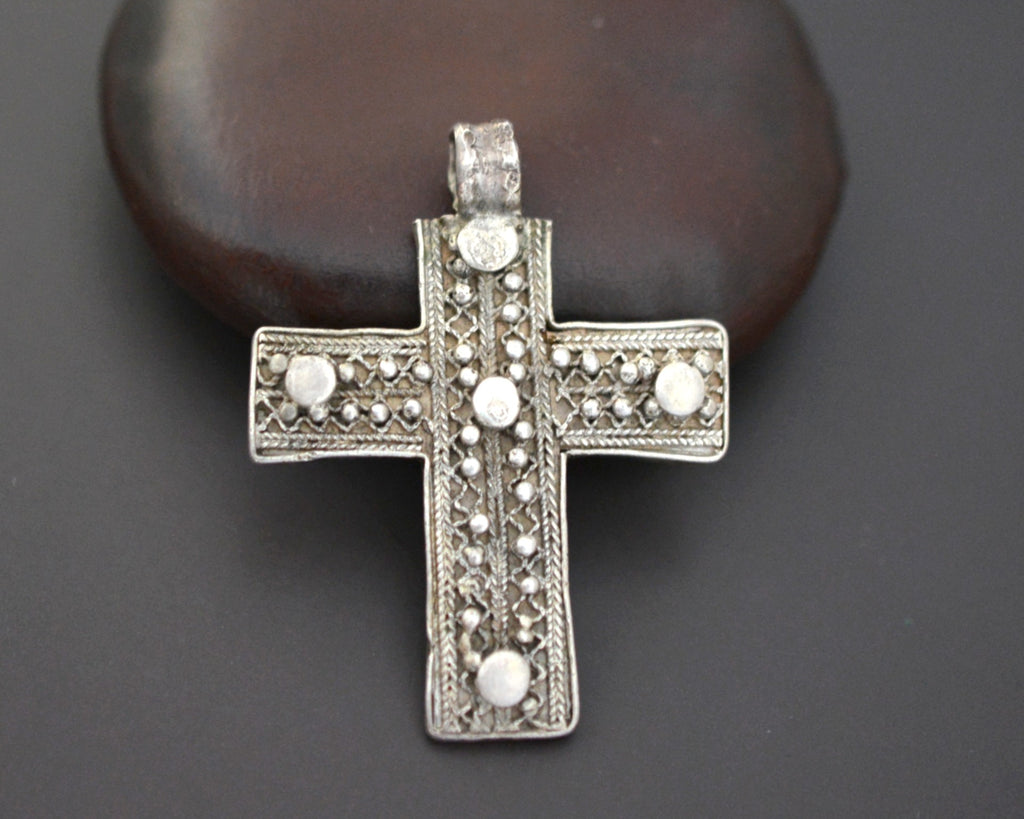 Old Ethiopian Coptic Cross Amulet