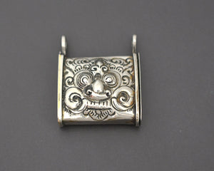 Openable Silver Barong Box Pendant from Bali