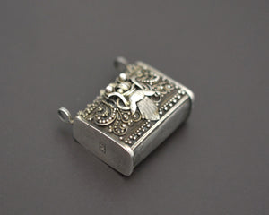 Openable Silver Barong Box Pendant from Bali