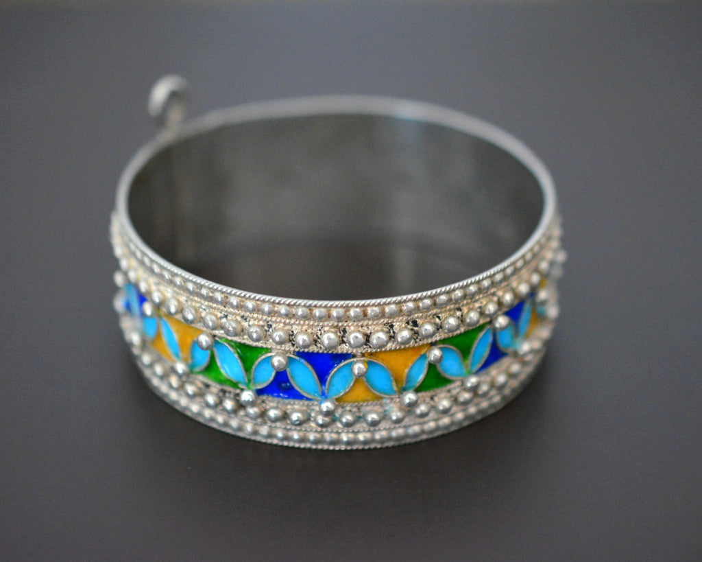 Berber Kabyle Enamel Bracelet
