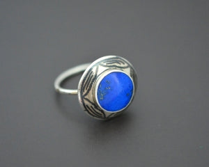 Afghani Lapis Lazuli Ring - Size 8.5