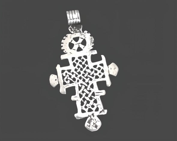 Old Ethiopian Coptic Cross Pendant