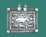 Indian Silver Hindu Pendant With Family