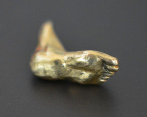 Gold Foot Pendant Solid 14K Gold