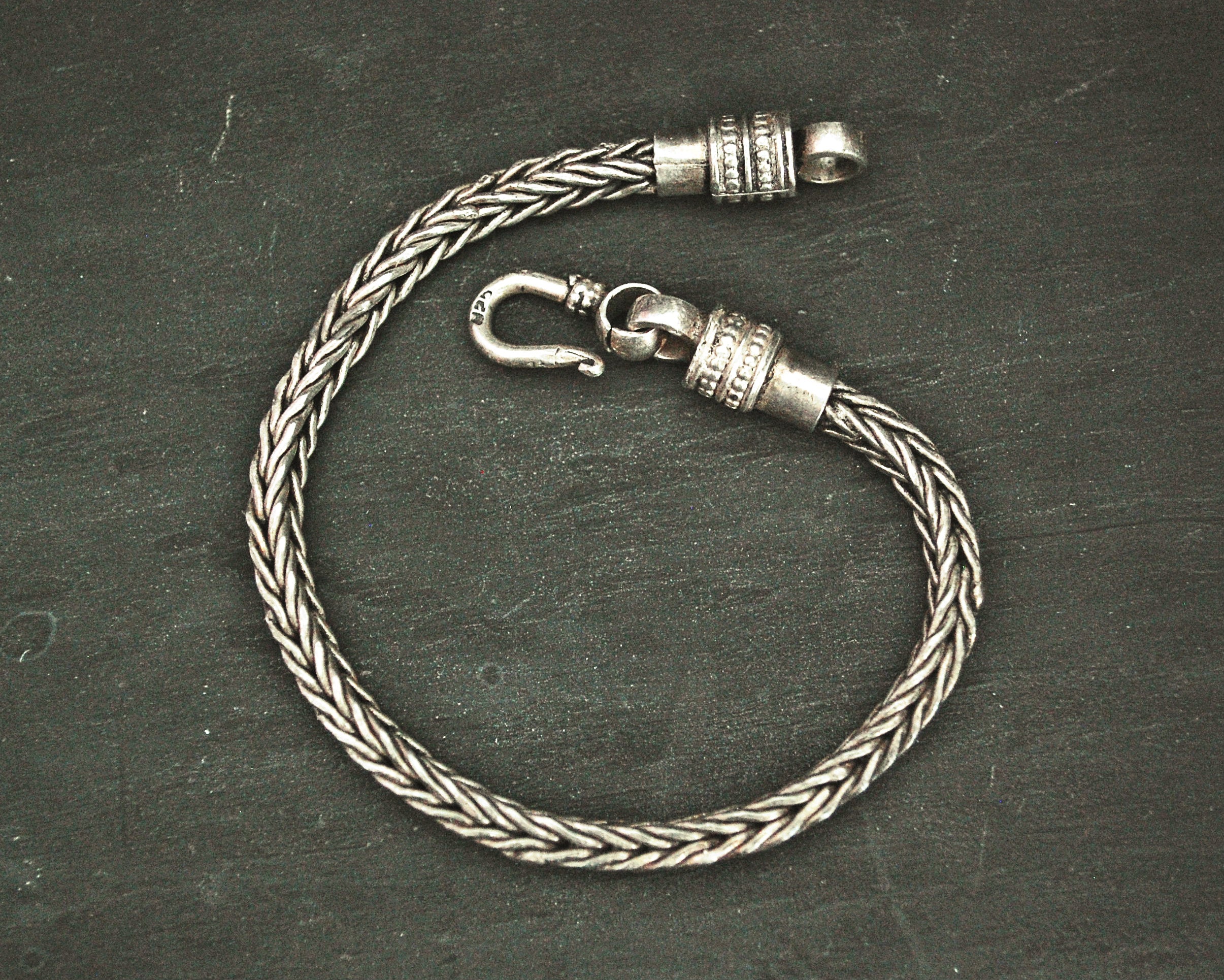 Woven Rajasthani Snake Chain Bracelet