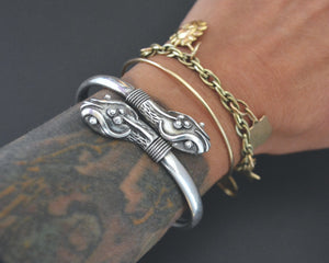 Vintage Sterling Snake Bracelet - SMALL/MEDIUM