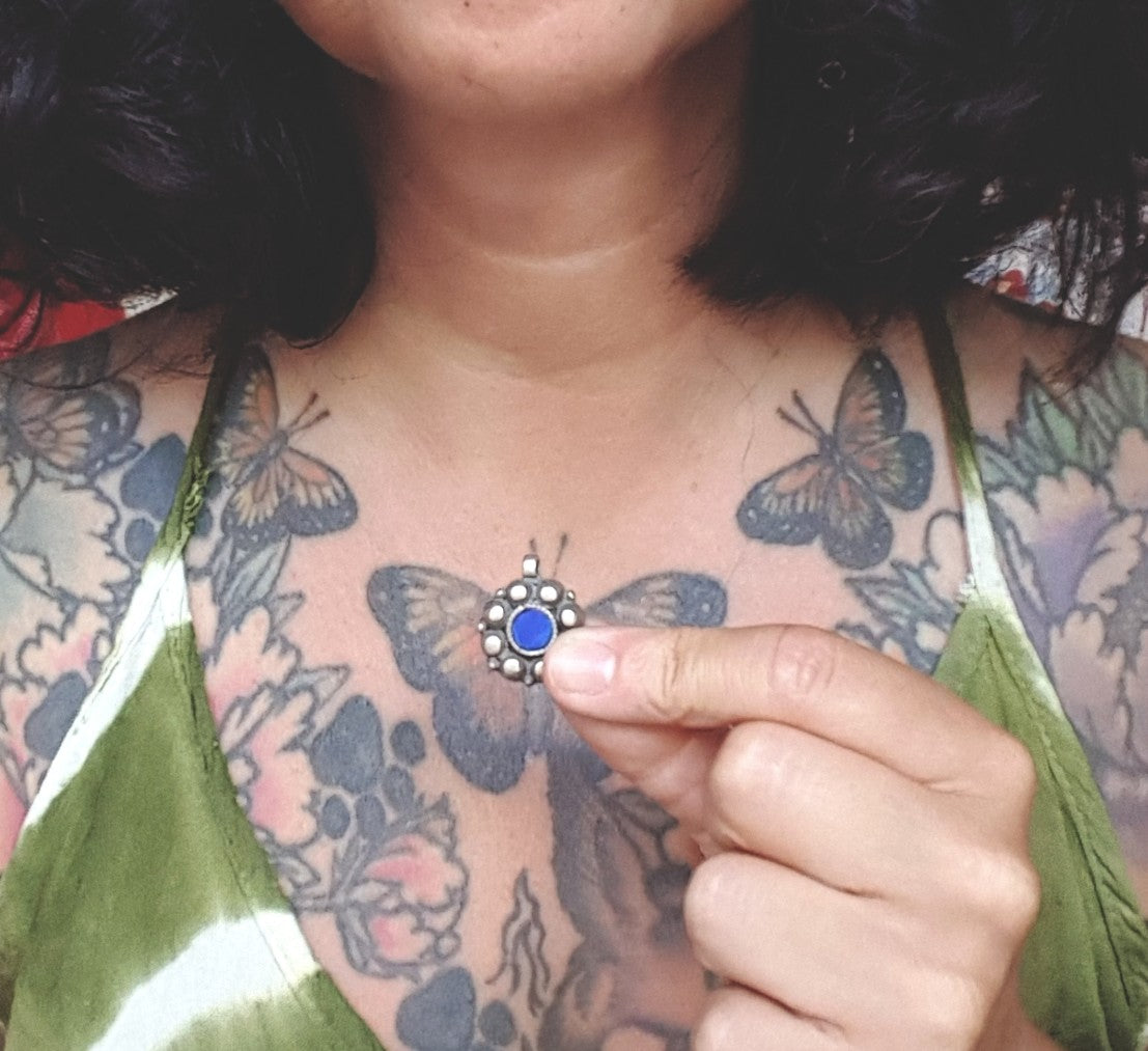 Afghani Lapis Lazuli Pendant - SMALL