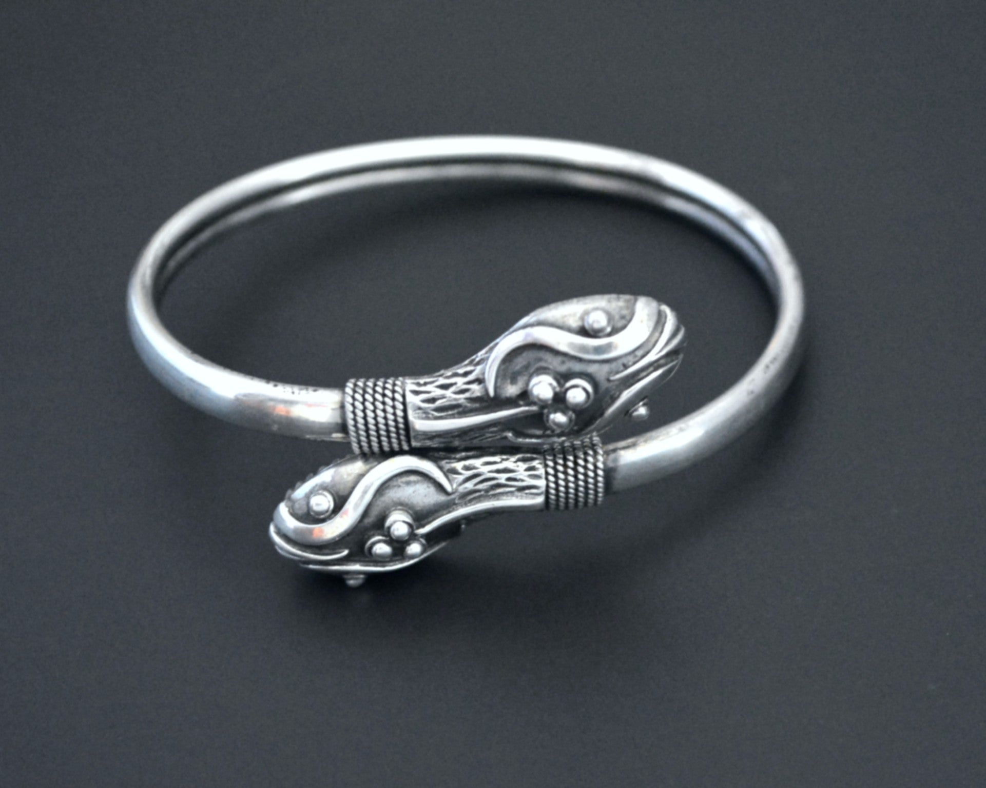 Vintage Sterling Snake Bracelet - SMALL/MEDIUM