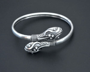 Vintage Sterling Snake Bracelet - SMALL/MEDIUM