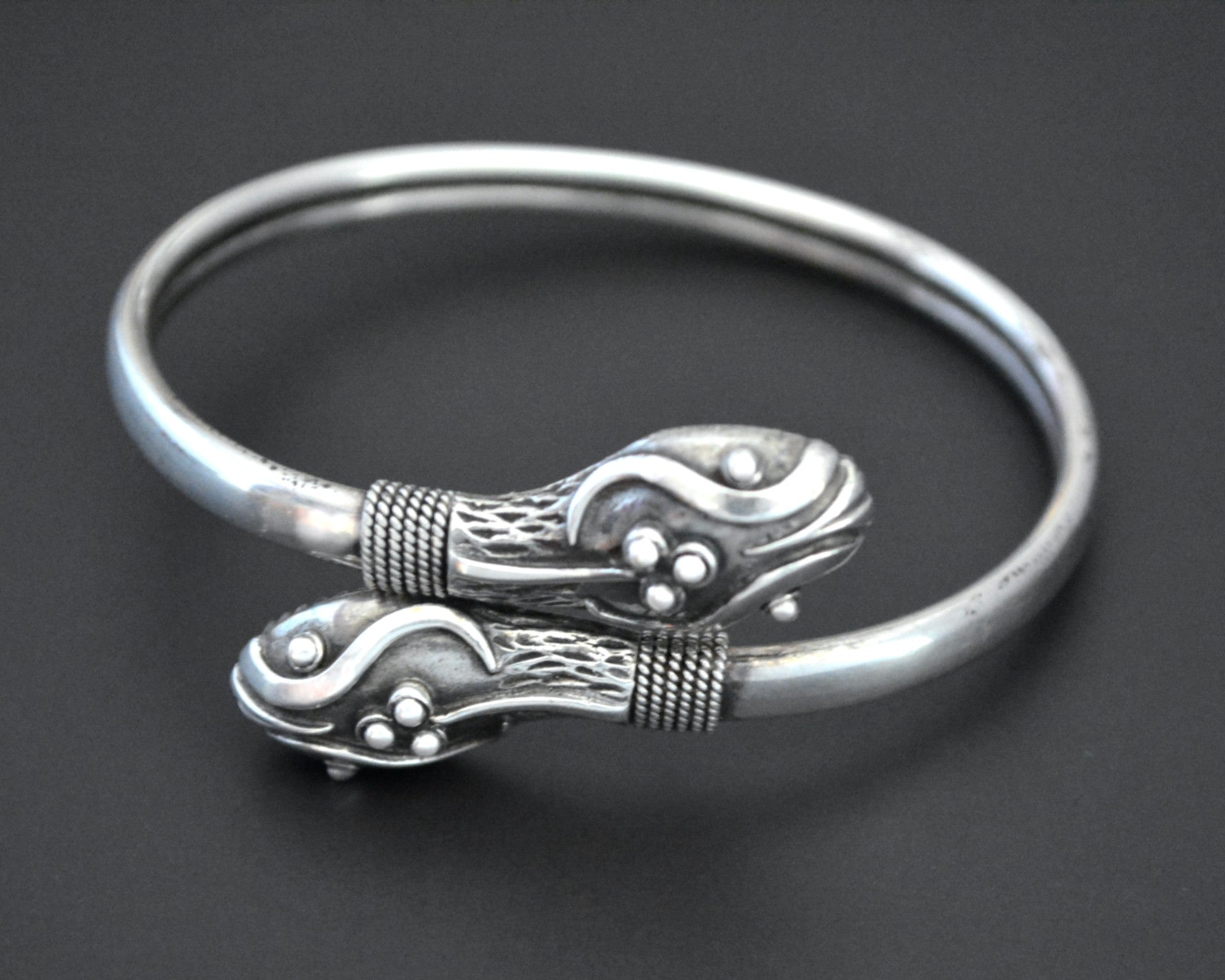 Vintage Sterling Snake Bracelet - SMALL/MEDIUM