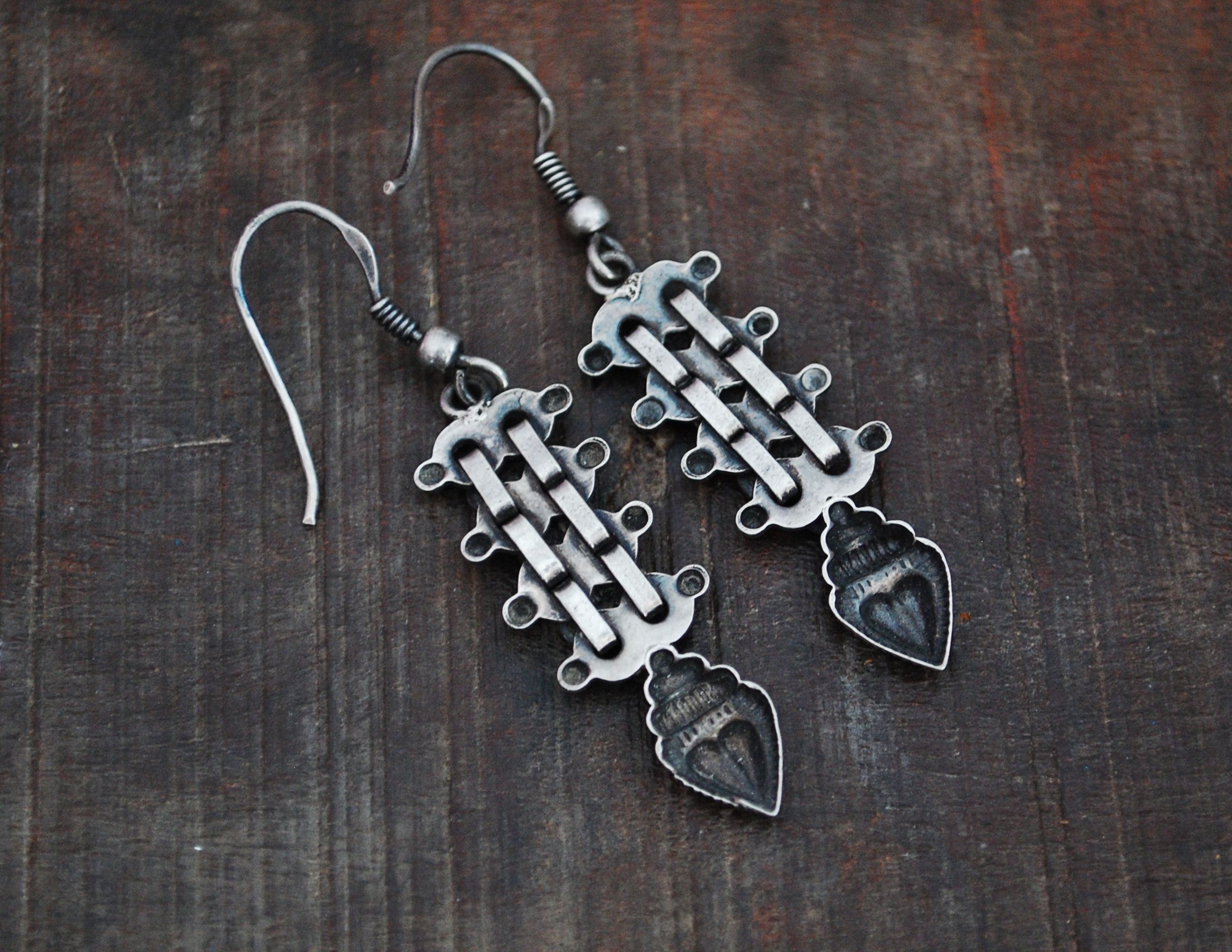 Rajasthani Silver Earrings