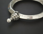 Old Rajasthani Silver Bracelet - LARGE