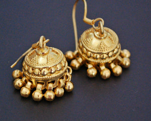 Rajasthani Gilded Jhumka Earrings