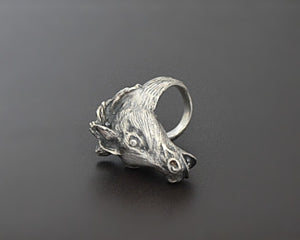 Horse Silver Ring - Size 4.5/5
