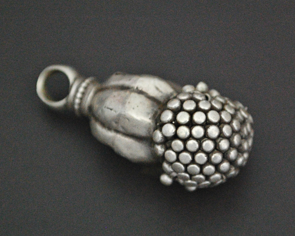 Old Rajasthani Silver Amulet Pendant