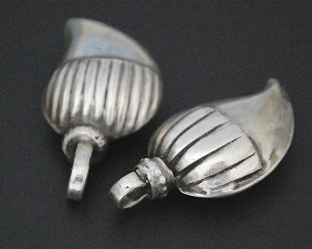 Indian Tribal Paisley Mango Silver Pendant