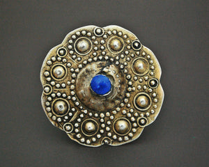 Turkmen Gilded Lapis Lazuli Ring - Size 9