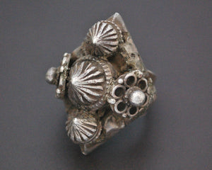 Reserved for Y.M. - Heavy Tribal Indian Silver Ring - Size 6+