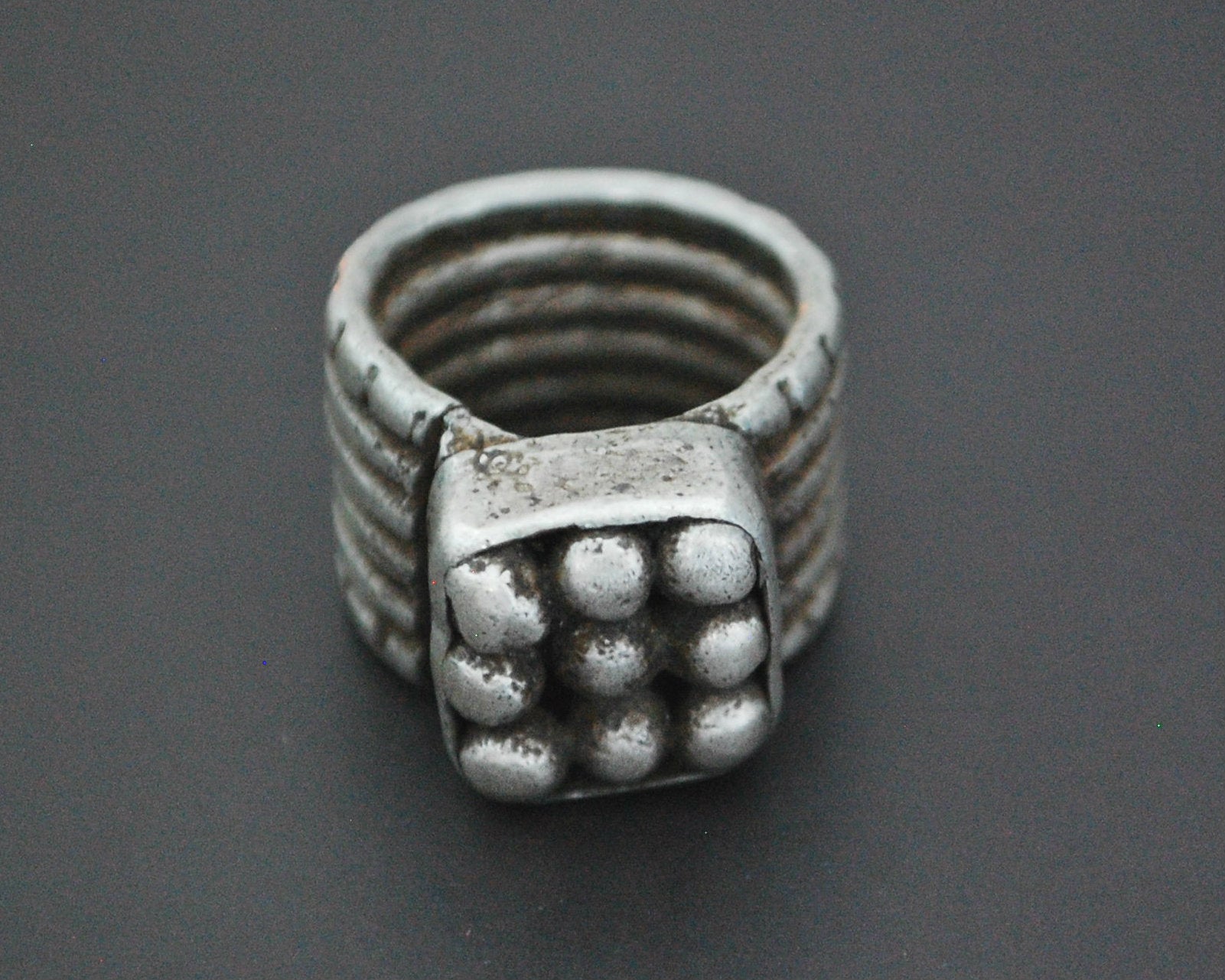 Old Ethiopian Silver Ring - Size 4