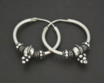 Ethnic Bali Hoop Earrings - SMALL