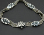 Vintage Russian Niello Chain Bracelet