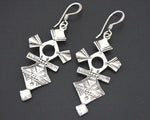 Tuareg Cross Dangle Earrings