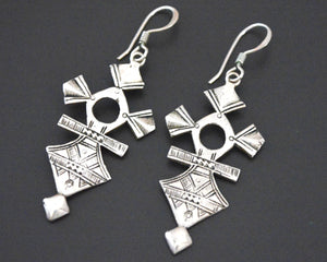 Tuareg Cross Dangle Earrings