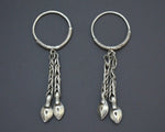 Afghani Hoop Earrings with Tassels