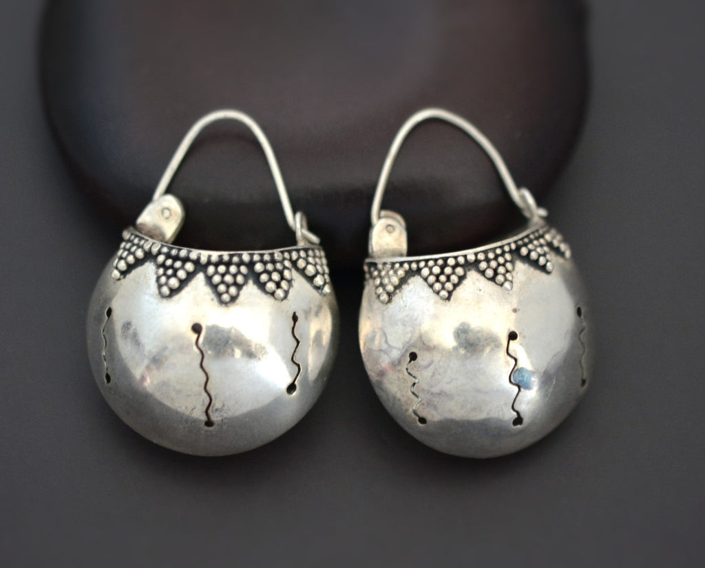 Ethnic Ornamented Basket Earrings