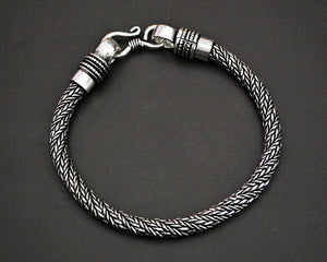 Woven Rajasthani Snake Chain Bracelet